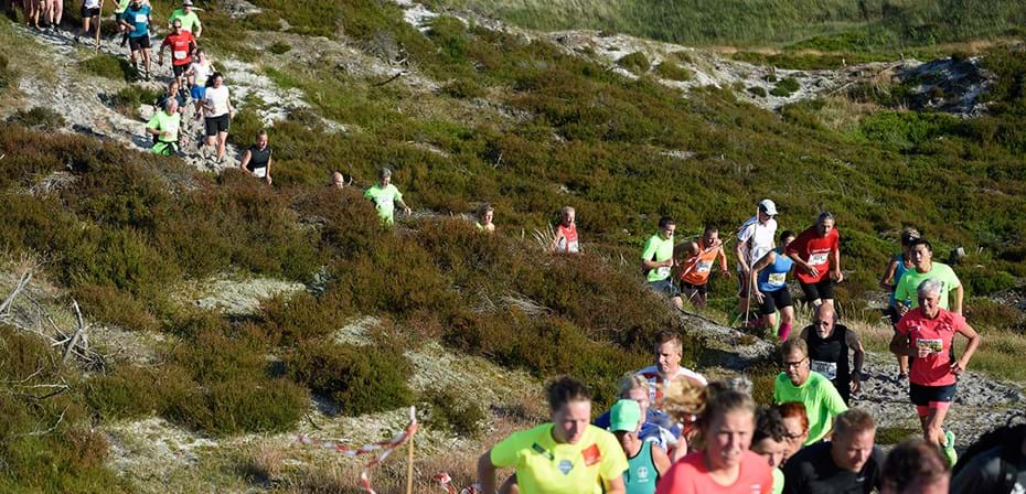 Etape Bornholm. Billede fra 2. etape på Dueodde.