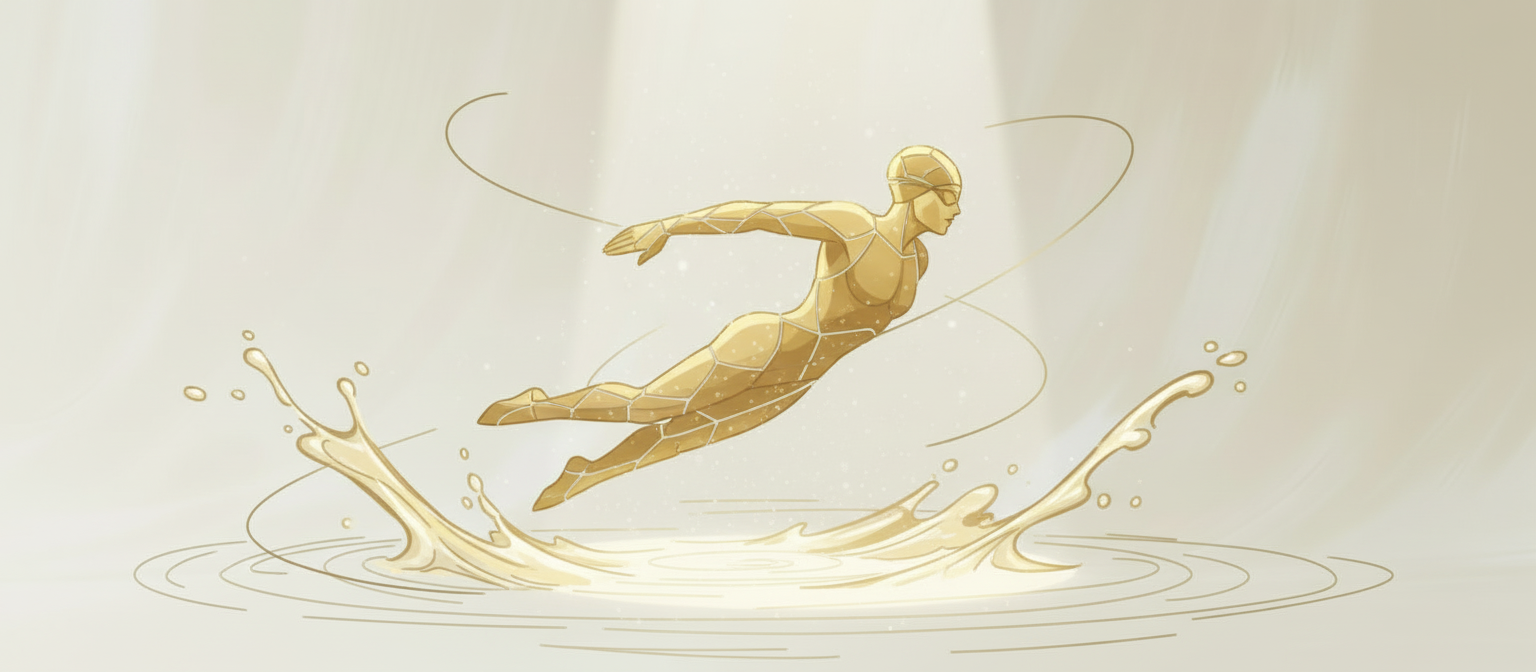 Svøm i det blå ocean