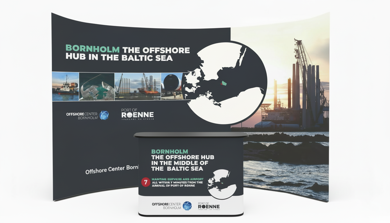 Messestand til Rønne Havn