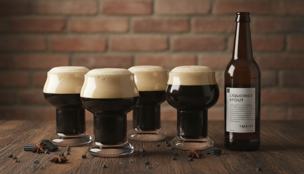 ai illustration af lakridsøl